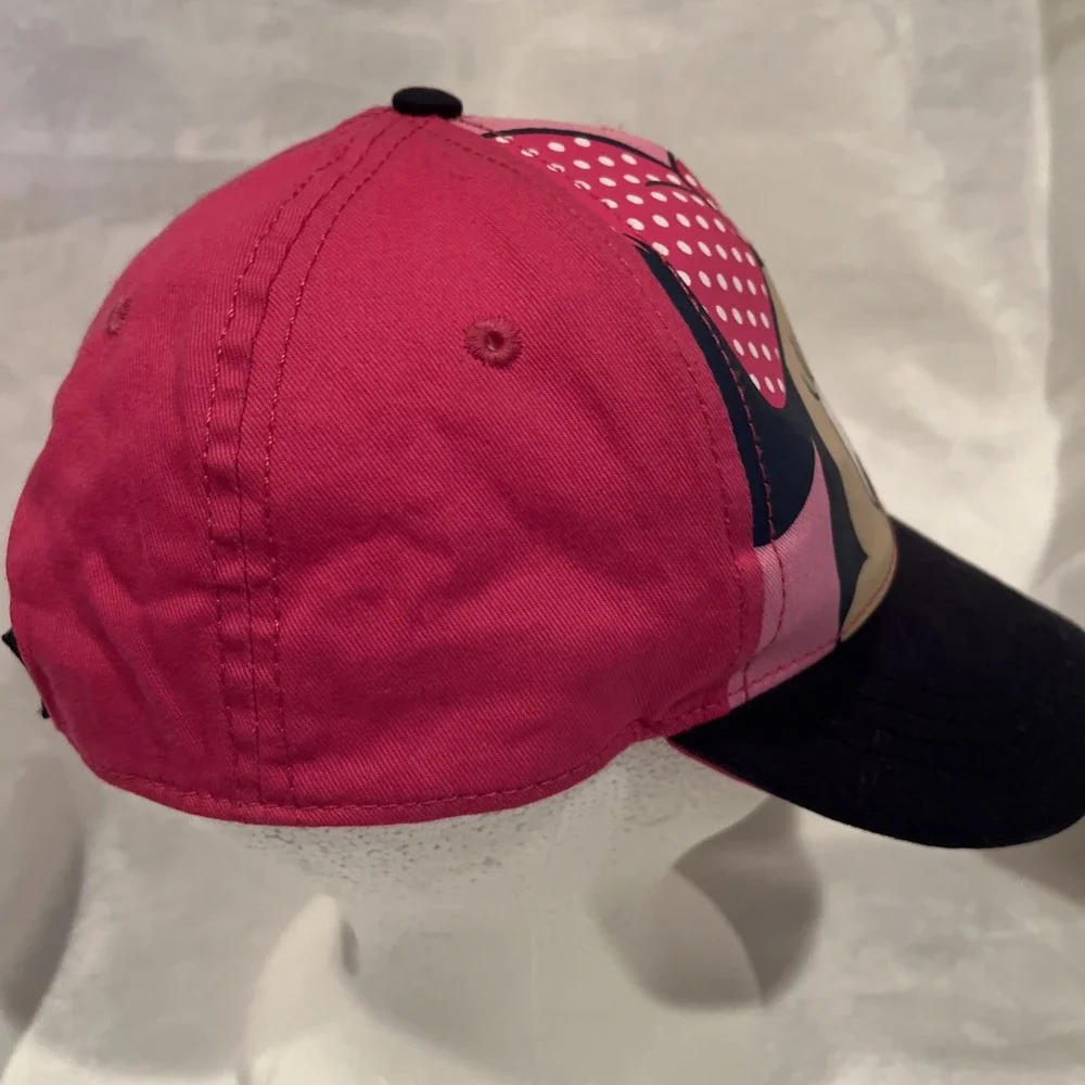 Beautiful Youth Hat Cap Disney‎ Minnie Mouse Pink Adjustable back NICE